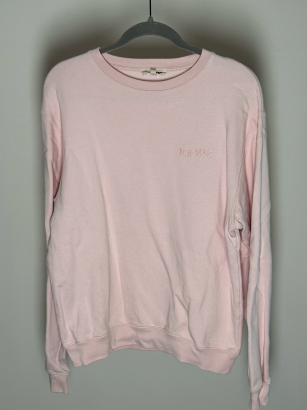 Djerf Avenue Pastel Pink Cozy Sweatshirt - Picture 3 of 5